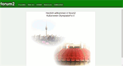 Desktop Screenshot of kultur-forum2.de